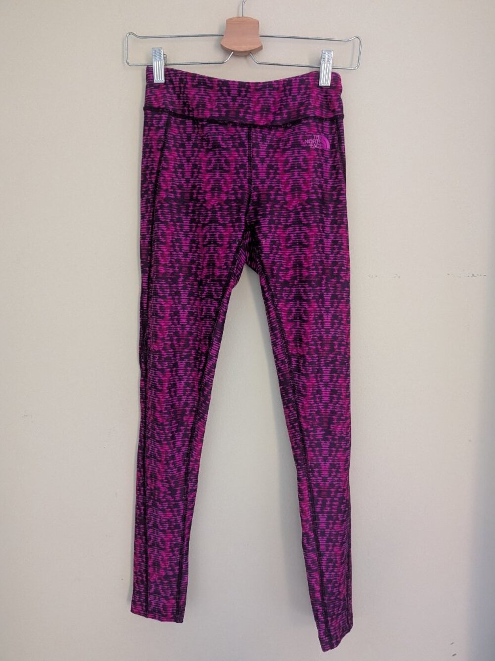 The North Face Pulse Tights Leggings Size S Pink Purple
